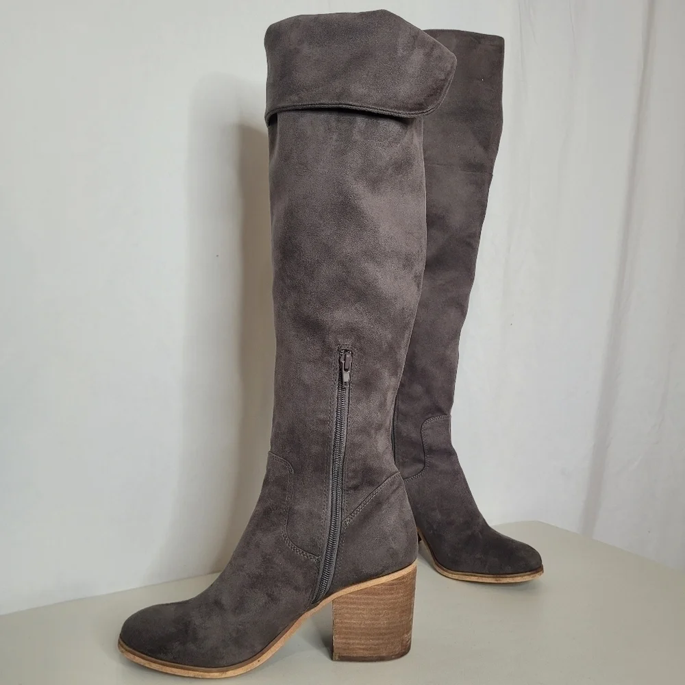 Melrose and Market Faux Suede Over-The-Knee Boots - Size 9.5